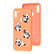 Чохол для Samsung Galaxy A11/M11 Wave Fancy panda/peach