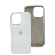 Чохол для iPhone 14 Pro Max Square Full silicone white