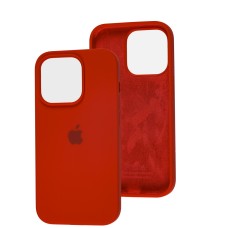 Чохол для iPhone 14 Pro Square Full silicone червоний