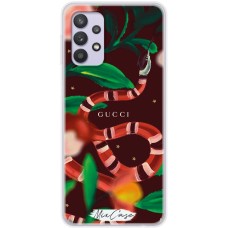 Чохол для Samsung Galaxy A32 (A325) Mixcase лого дизайн 3