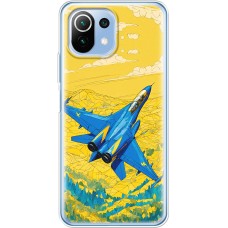 Чохол для Xiaomi Mi 11 Lite MixCase патріотичні літак