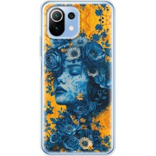 Чохол для Xiaomi Mi 11 Lite MixCase патріотичні жіноча блакить