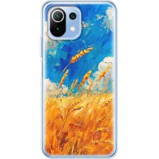 Чохол для Xiaomi Mi 11 Lite MixCase патріотичні Хліб України фарбою