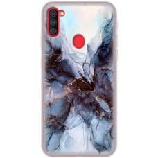 Чохол для Samsung Galaxy A11 / M11 MixCase мармур темно-бірюзовий