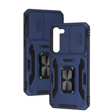 Чохол для Samsung Galaxy S23+ (S916) Camshield Army Ring navy