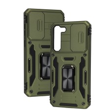 Чохол для Samsung Galaxy S23+ (S916) Camshield Army Ring army green