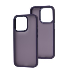 Чохол для iPhone 15 Pro Metal Bezel фіолетовий