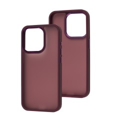 Чохол для iPhone 15 Pro Metal Bezel фуксія