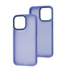 Чохол для iPhone 15  Pro Max Metal Bezel лавандовий