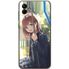 Чохол з аніме для Samsung Galaxy A04e (A042) Mixcase дівчинка з парасолькою