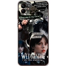 Чохол для Samsung Galaxy A04e (A042) Mixcase Венздей колаж готика