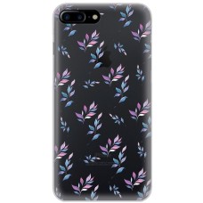 Чохол для iPhone 7 Plus / 8 Plus Mixcase квіти патерн гілки з градієнтом