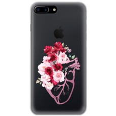 Чохол для iPhone 7 Plus / 8 Plus Mixcase квіти серце поросло квітами