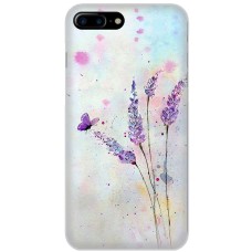 Чохол для iPhone 7 Plus / 8 Plus Mixcase акварельна лаванда з метеликом