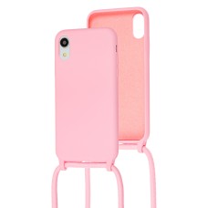 Чохол для iPhone Xr Lanyard без logo cotton candy