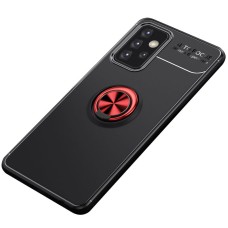 Чохол для Samsung Galaxy A72 Deen ColorRing з кільцем чорний/червоний