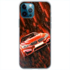 Чохол для iPhone 12 Pro MixCase авто бмв червона
