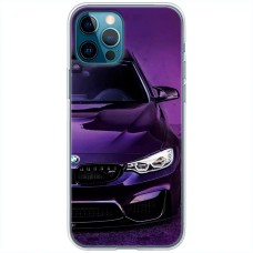 Чохол для iPhone 12 Pro MixCase авто бмв фіолетовий