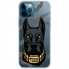 Чохол для iPhone 12 Pro MixCase звірі доберман