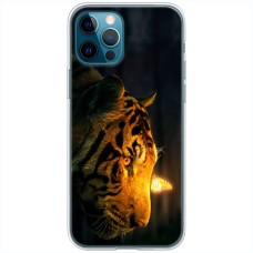 Чохол для iPhone 12 Pro MixCase звірі тигр з метеликом