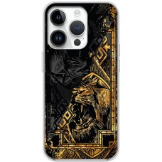 Чохол для iPhone 15 Pro MixCase тварини lion gold