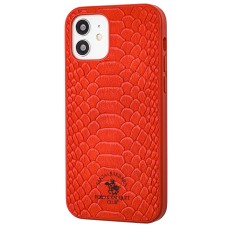 Чохол для iPhone 12 / 12 Pro Polo Knight (Leather) червоний