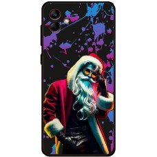 Чохол для Samsung Galaxy A04e (A042) MixCase Новий рік гламурний Святий Миколай