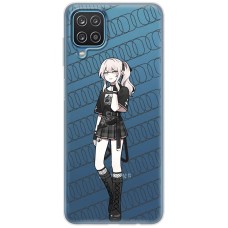 Чохол з аніме для Samsung Galaxy A12 / M12 Mixcase дівчинка в панчохах