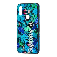 Чохол для Xiaomi Redmi 7 glass print "Supreme" кольоровий