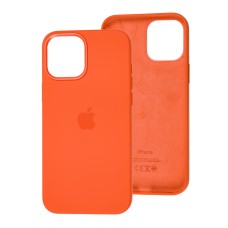 Чохол для iPhone 12 Pro Max Full Silicone case electric orange