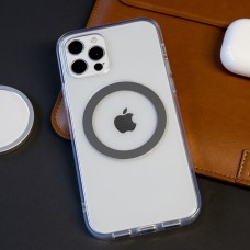 Чохол для iPhone 12 / 12 Pro Switcheasy MagClear прозорий / space gray