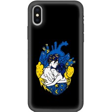Чохол для iPhone X / Xs MixCase патріотичні українці в серці