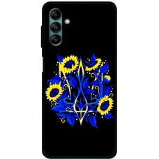 Чохол для Samsung Galaxy A04S (A047) MixCase патріотичні герб соняшники