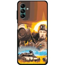 Чохол для Samsung Galaxy A04S (A047) MixCase патріотичні Шевченко з Javelin