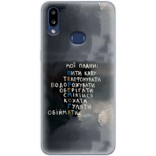 Чохол для Samsung Galaxy A10s (A107) MixCase написи мої плани