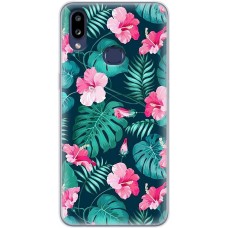 Чохол для Samsung Galaxy A10s (A107) MixCase квіти тропічні