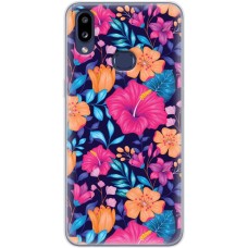 Чохол для Samsung Galaxy A10s (A107) MixCase квіти яскраві