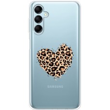 Чохол для Samsung Galaxy M14 (M146) MixCase Леопард серце