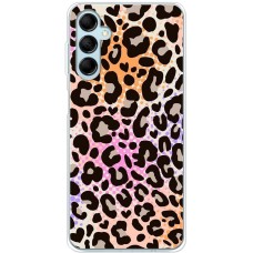 Чохол для Samsung Galaxy M14 (M146) MixCase Леопард рожево-оранжевий