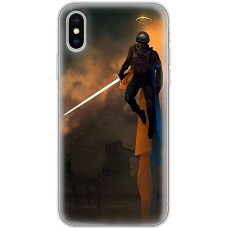 Чохол для iPhone X / Xs Патріотичні військовий ангели захисники