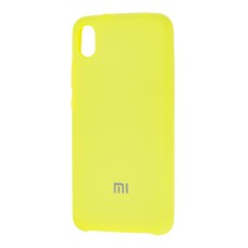 Чохол для Xiaomi Redmi 7A Silky Soft Touch "лимонний"