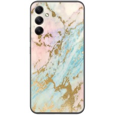 Чохол для Samsung Galaxy A14 MixCase мармур рожево-бірюзовий
