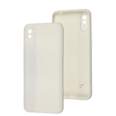 Чохол для Xiaomi Redmi 9A Silicone Full Тризуб білий