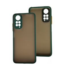 Чохол для Xiaomi Redmi Note 11 / 11s LikGus camera protect оливковий