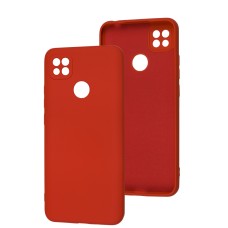 Чохол для Xiaomi  Redmi 9C / 10A Lime silicon no logo red