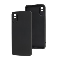 Чохол для Xiaomi Redmi 9A Lime silicon no logo black