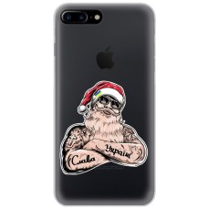 Чохол для iPhone 7 Plus / 8 Plus MixCase Новий рік Санта-Клаус за Україну