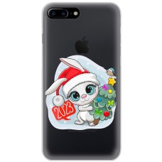 Чохол для iPhone 7 Plus / 8 Plus MixCase Новий рік кролик 2023
