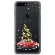 Чохол для iPhone 7 Plus / 8 Plus MixCase Новий рік ялинка їде додому
