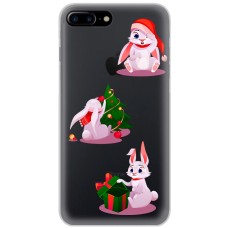 Чохол для iPhone 7 Plus / 8 Plus MixCase Новий рік символ року кролик